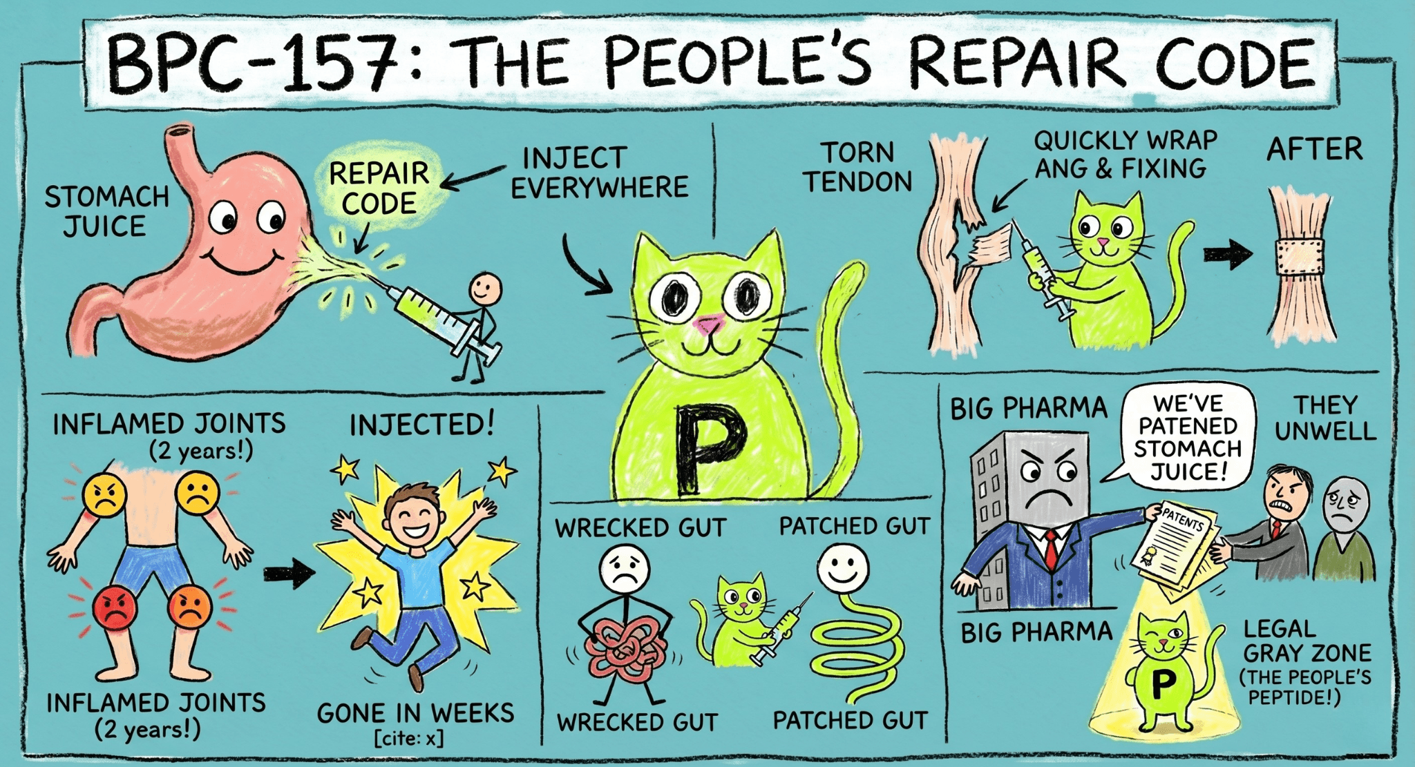 BPC-157 illustration
